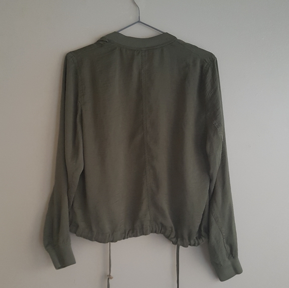 Green Bomber Jacket - Picture 2 of 3